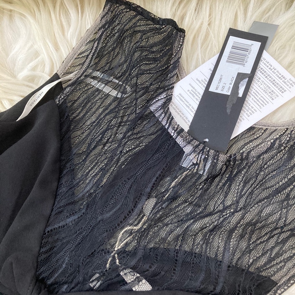 HALSTON HERITAGE Crew Neck Knee-Length Dress - Picture 9 of 12